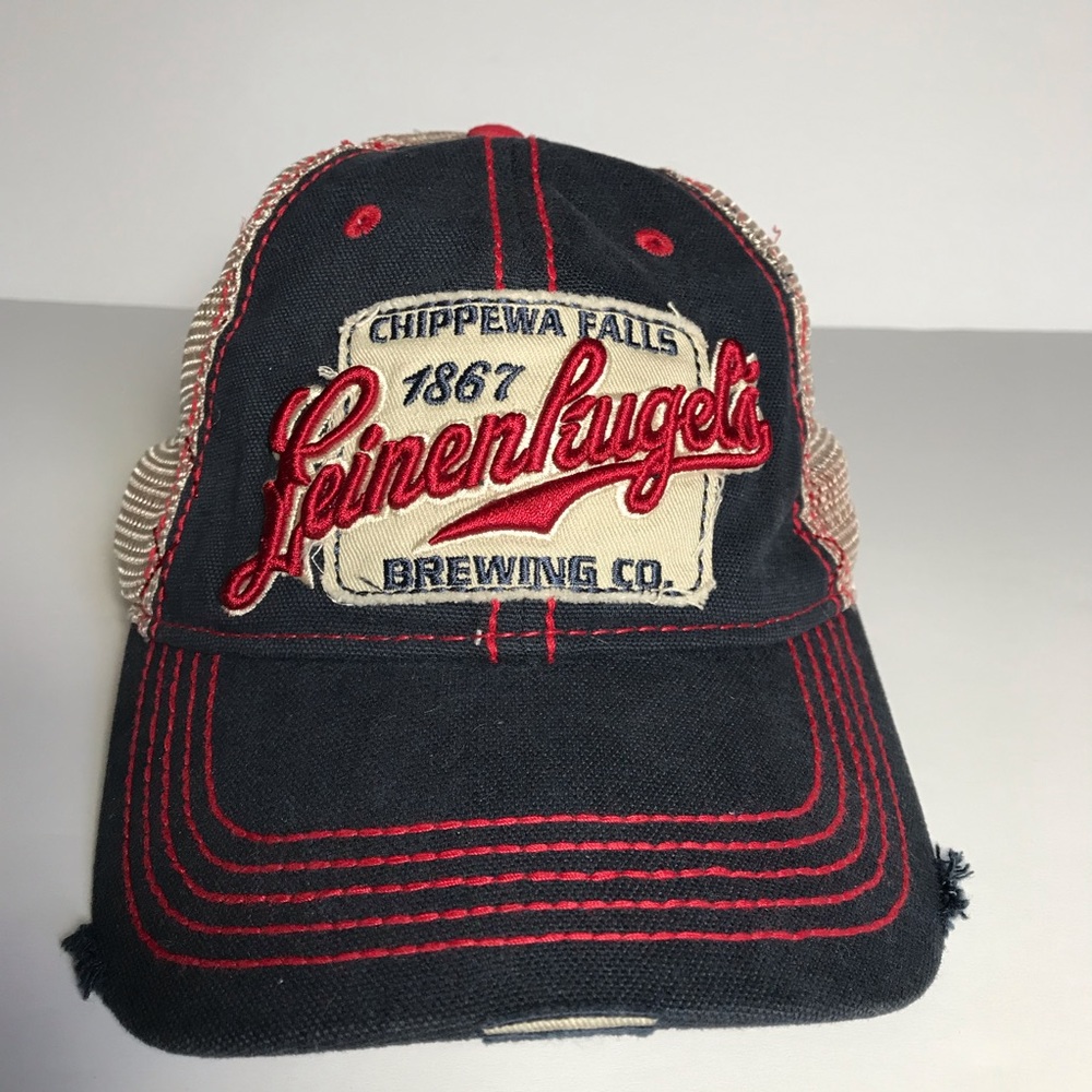 Leinenkugels Distressed Trucker SnapBack Hat 419J